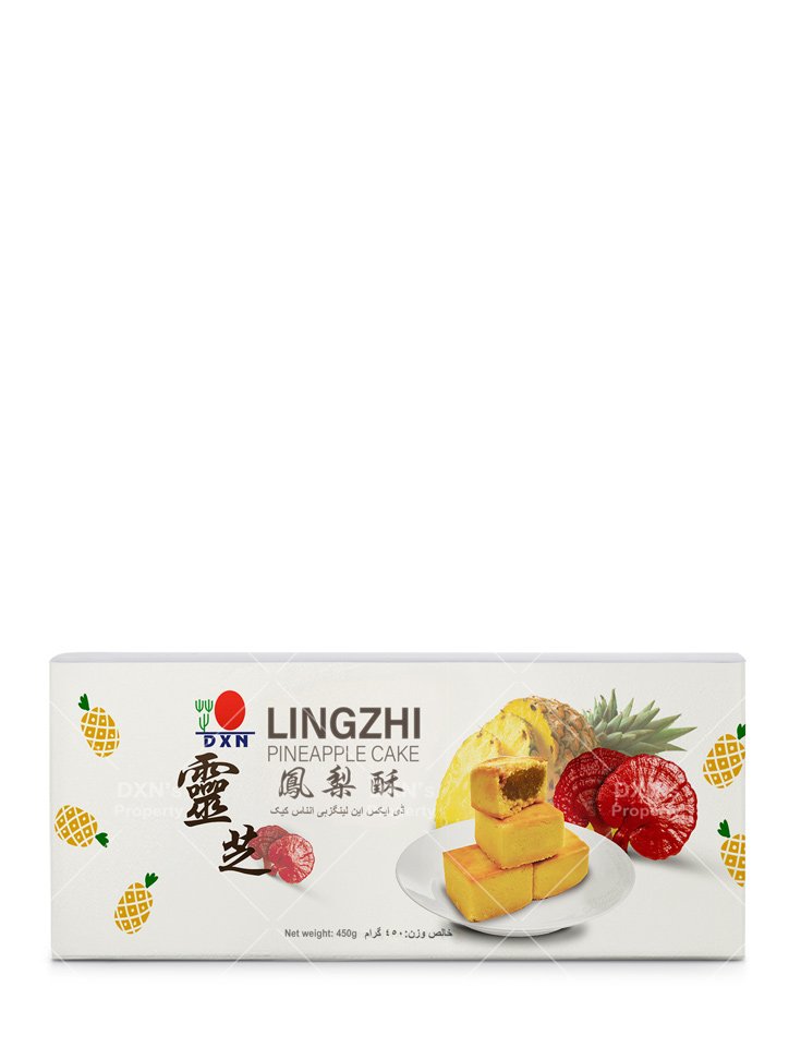 FB323 DXN Lingzhi Pineapple Cake – 45g x 10 packs - Image 1