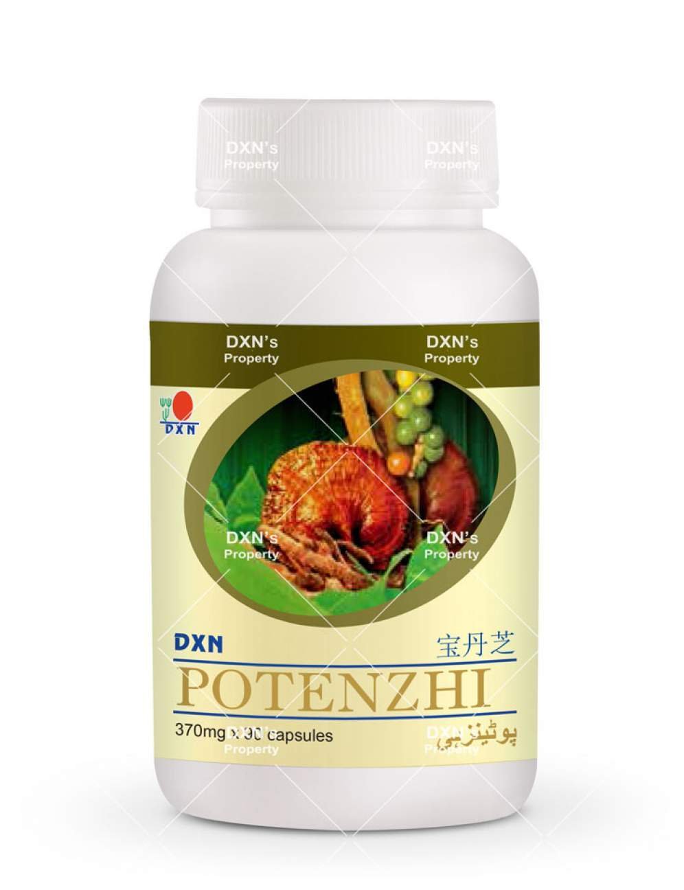 HF044_PK_PK001 DXN Potenzhi – 90 capsules - Image 1