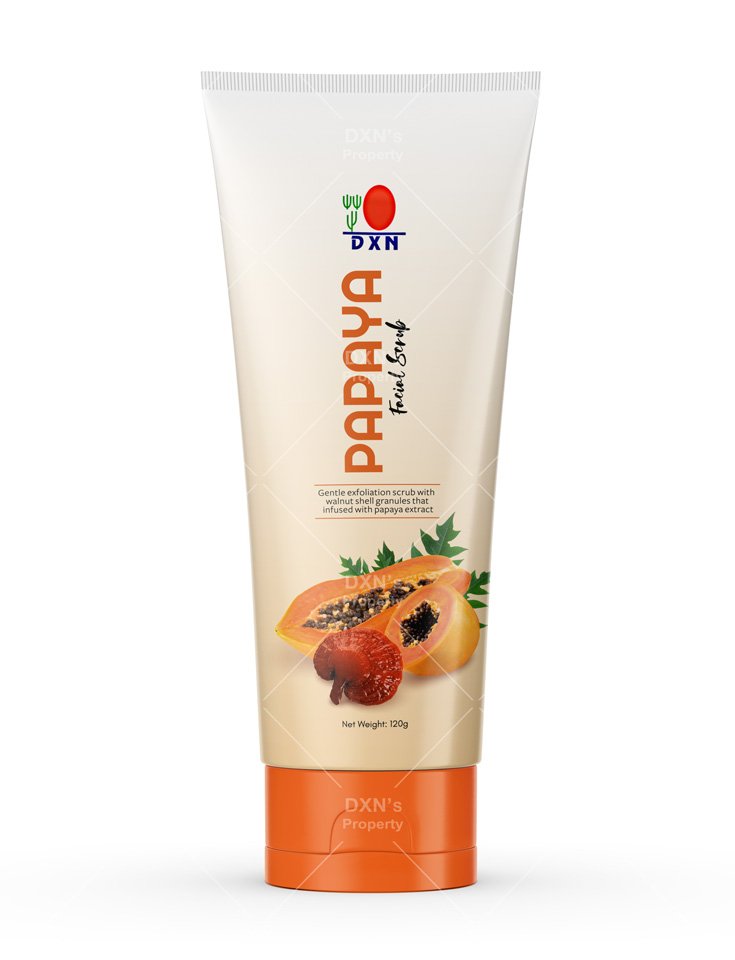 SC072_DXN_Papaya_Facial_Scrub DXN Papaya Facial Scrub-120g - Image 1